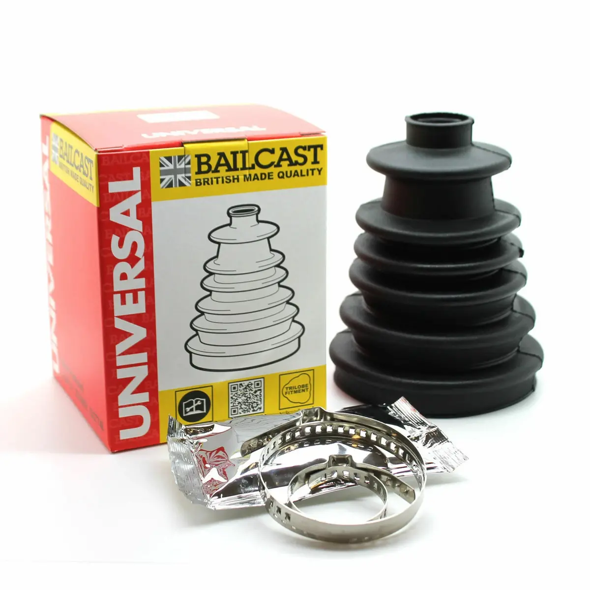 Bailcast 'Maxiboot' Universal Cv Boot Gaiter Kit Large Stretchy Drive Shaft 1