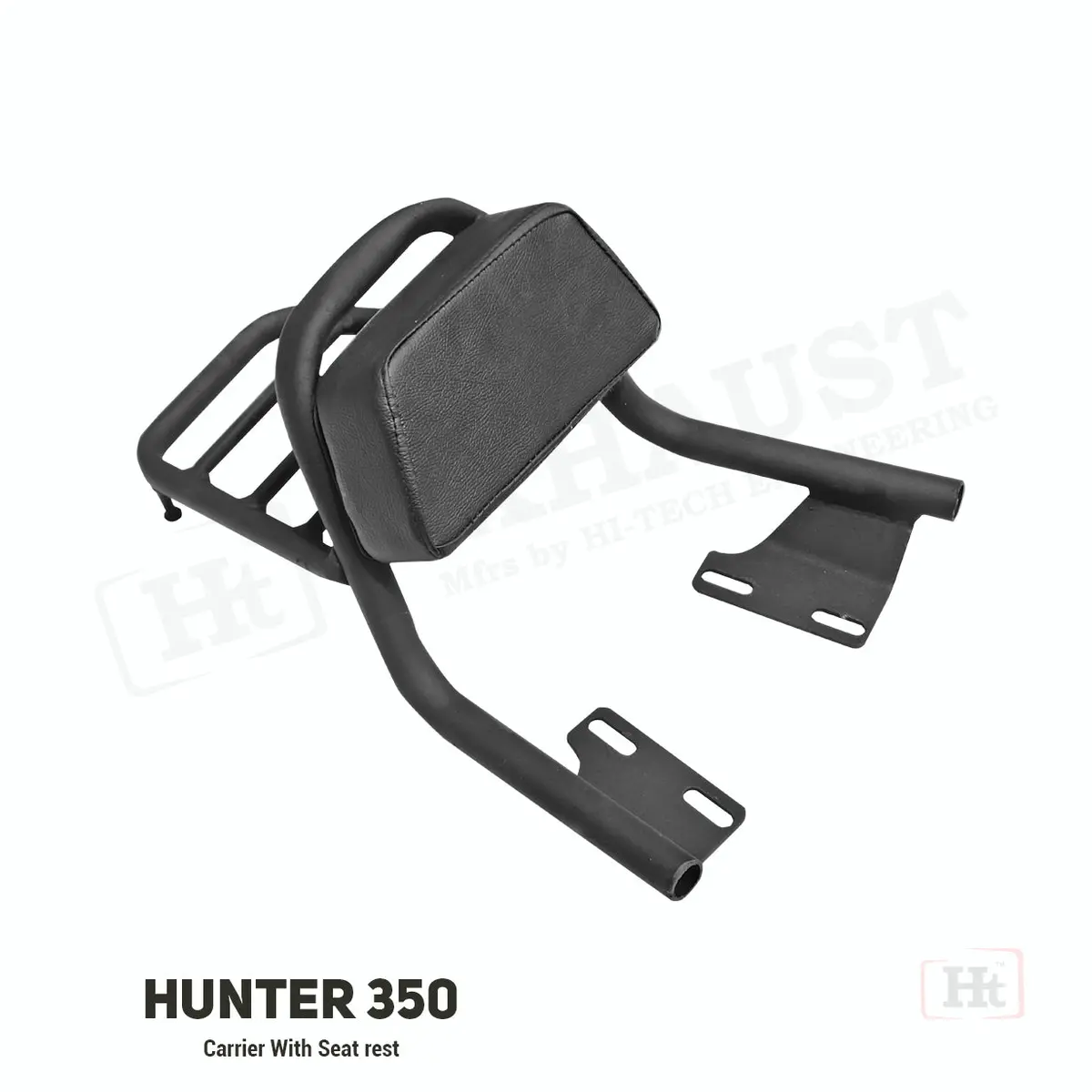 Carrier With Seat Rest For Hunter 350 – Black Matt – Sb 656 / Ht Exhaust 1