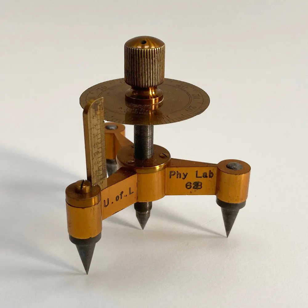 Early Twentieth Century Cased Spherometer By Adam Hilger London 2