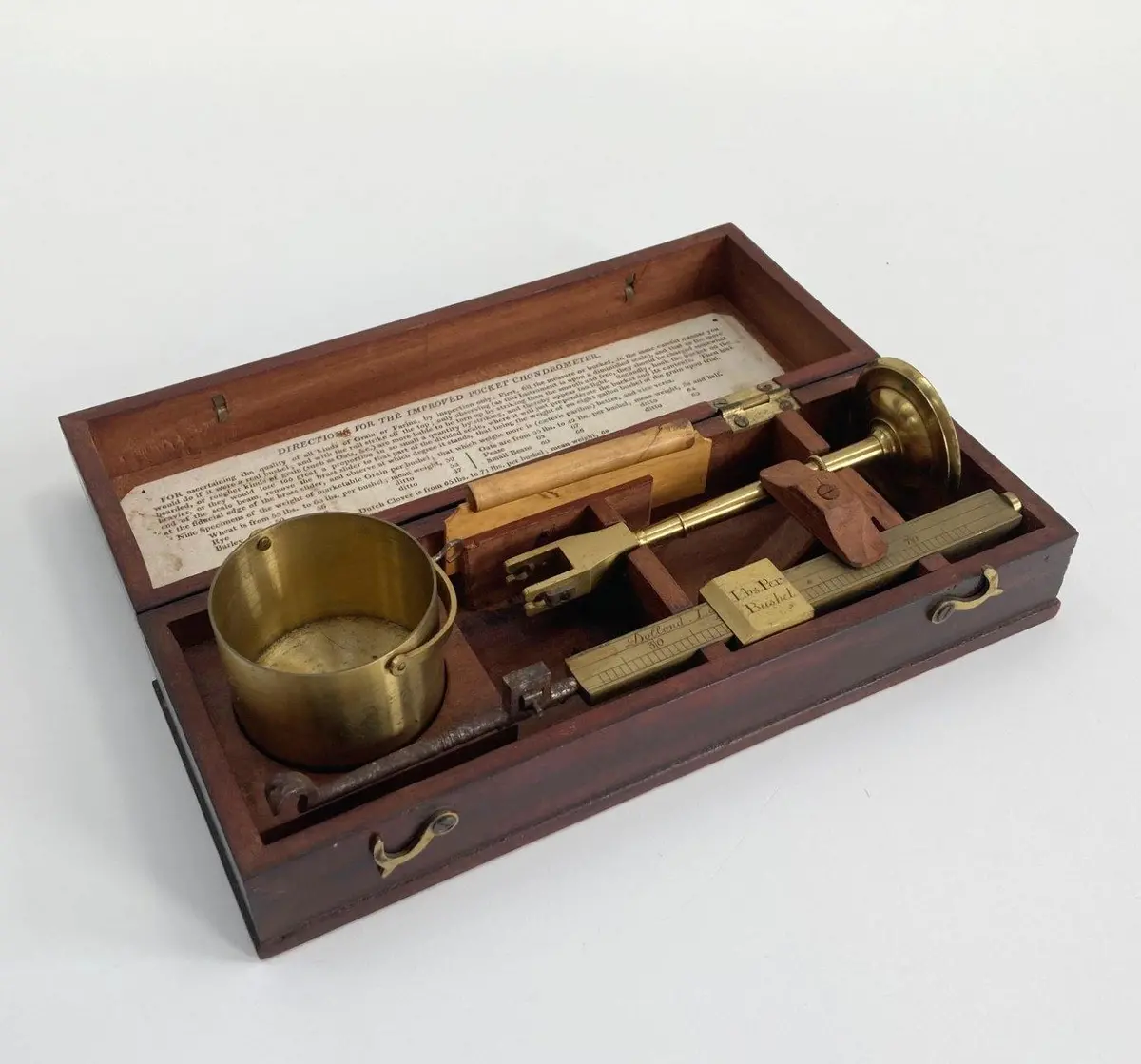 Georgian Chondrometer Or Grain Scale By Dollond Of London 1