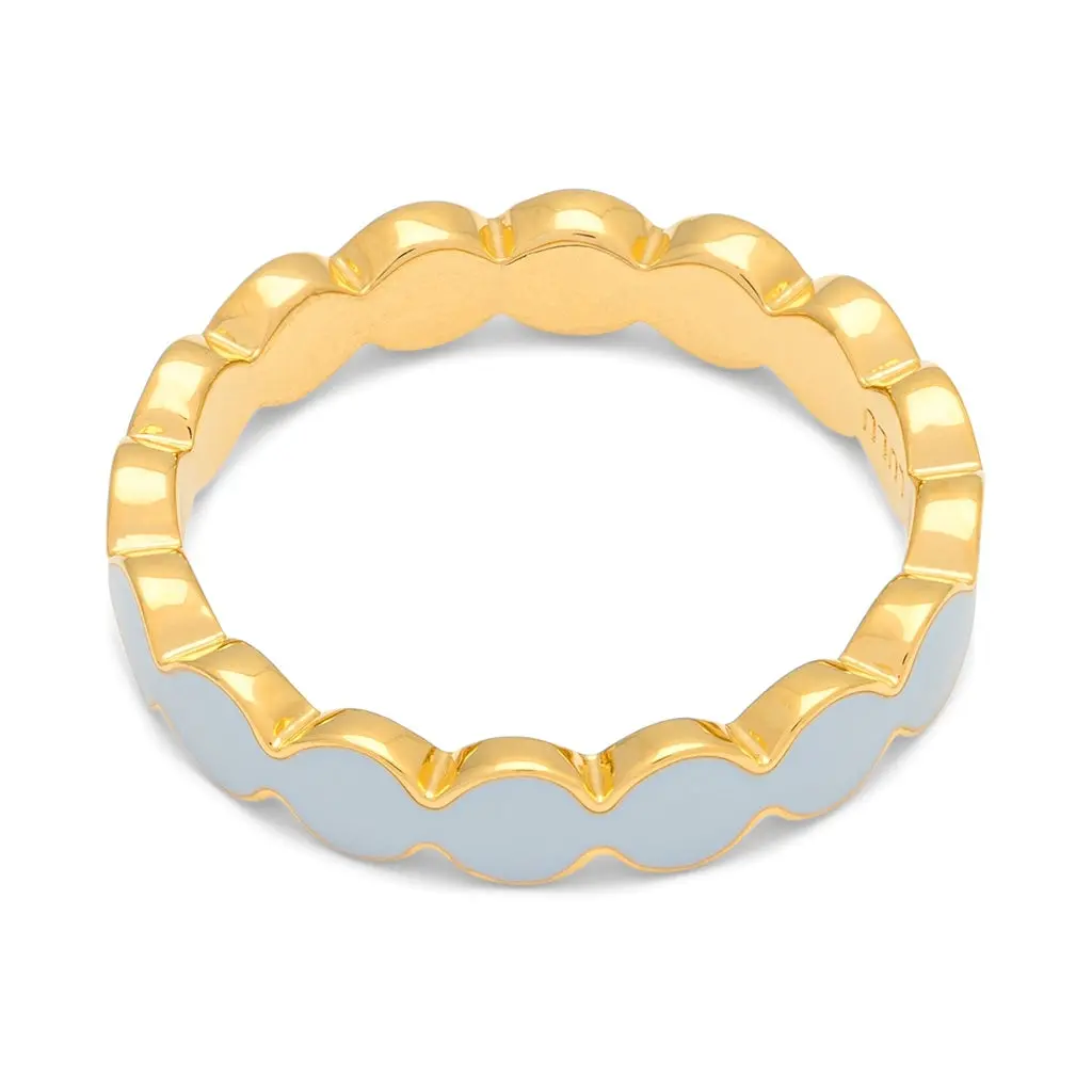 Connected Circles Ring - Skyride Blue 1