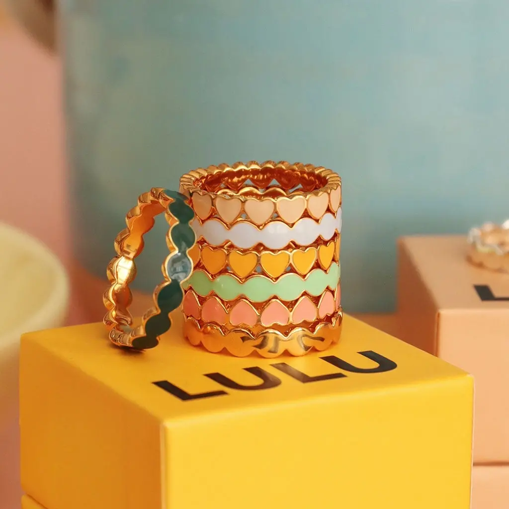 Connected Hearts Ring - Sunflower 3