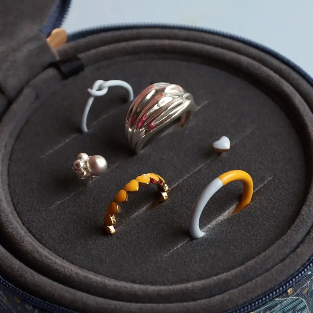 Connected Hearts Ring - Sunflower 4