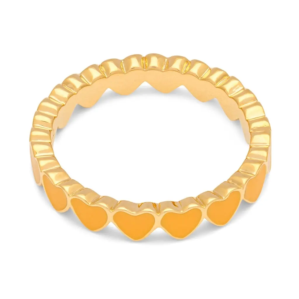 Connected Hearts Ring - Sunflower 1