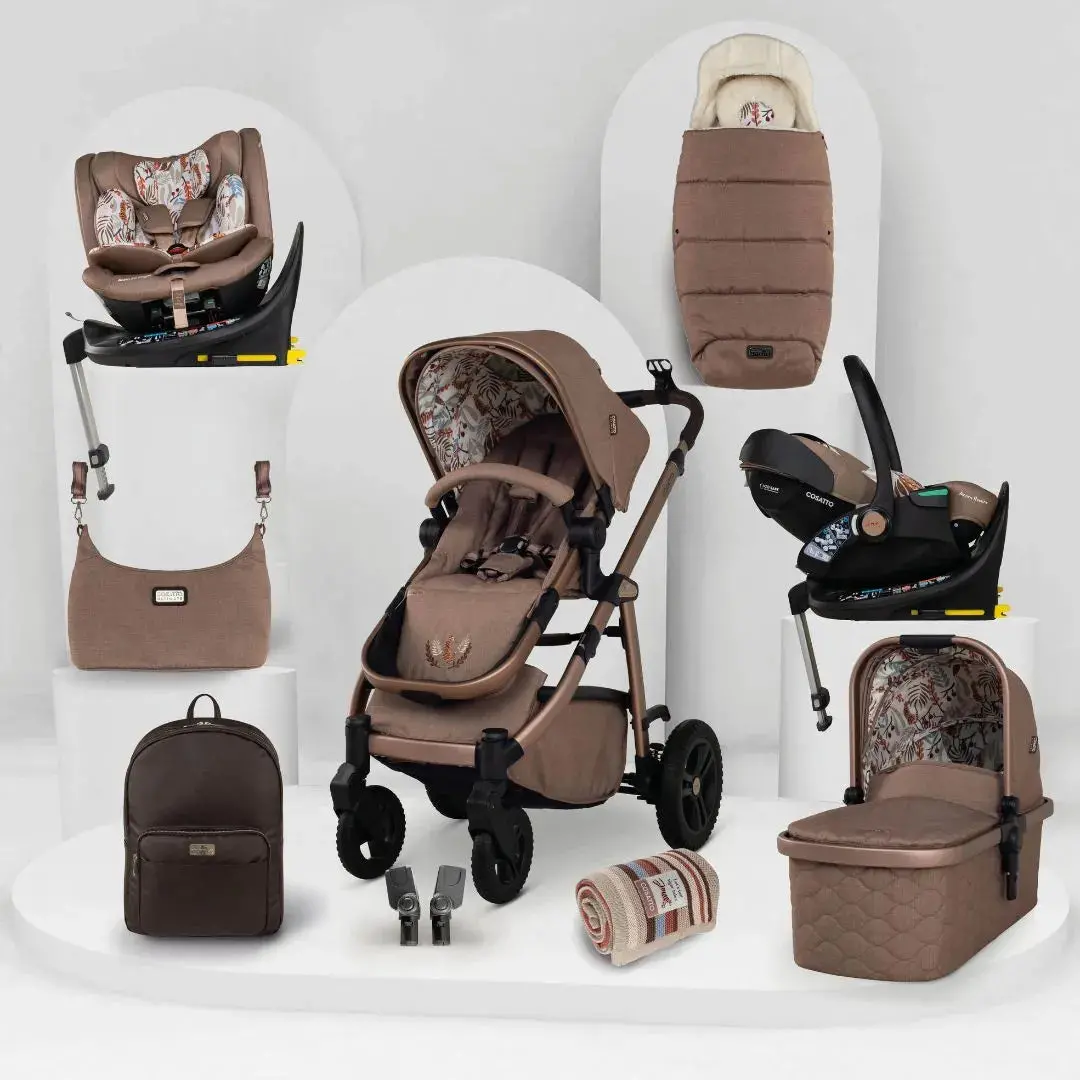 Cosatto Wow 3 Special Edition All Stage Family Rotate & Recline 2 Base Bundle - Tiger Tale 1