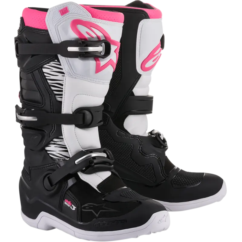 Alpinestars Boot 4W Tech 3 Bk/Wt/Pk 2