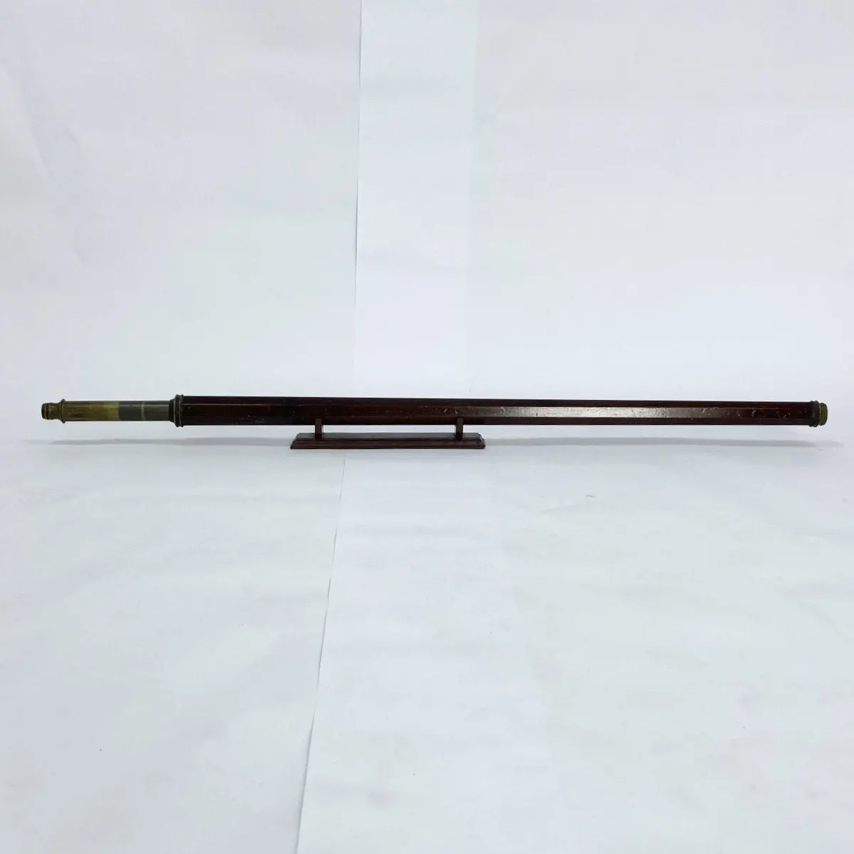 Mid-Eighteenth Century Octagonal Reverse Taper Marine Telescope By Edward Nairne 1
