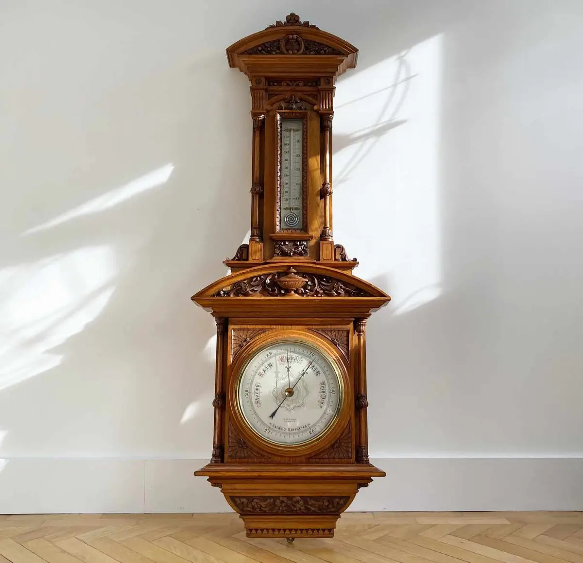 Monumental Victorian Exhibition Aneroid Barometer By Dollond Of London 1