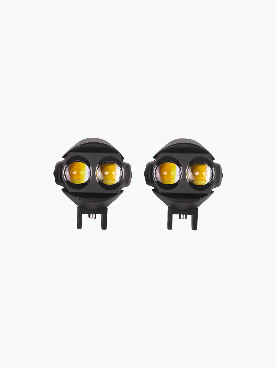 Hjg 2 Led Pod Dual Color Pair Fog Light Round 1