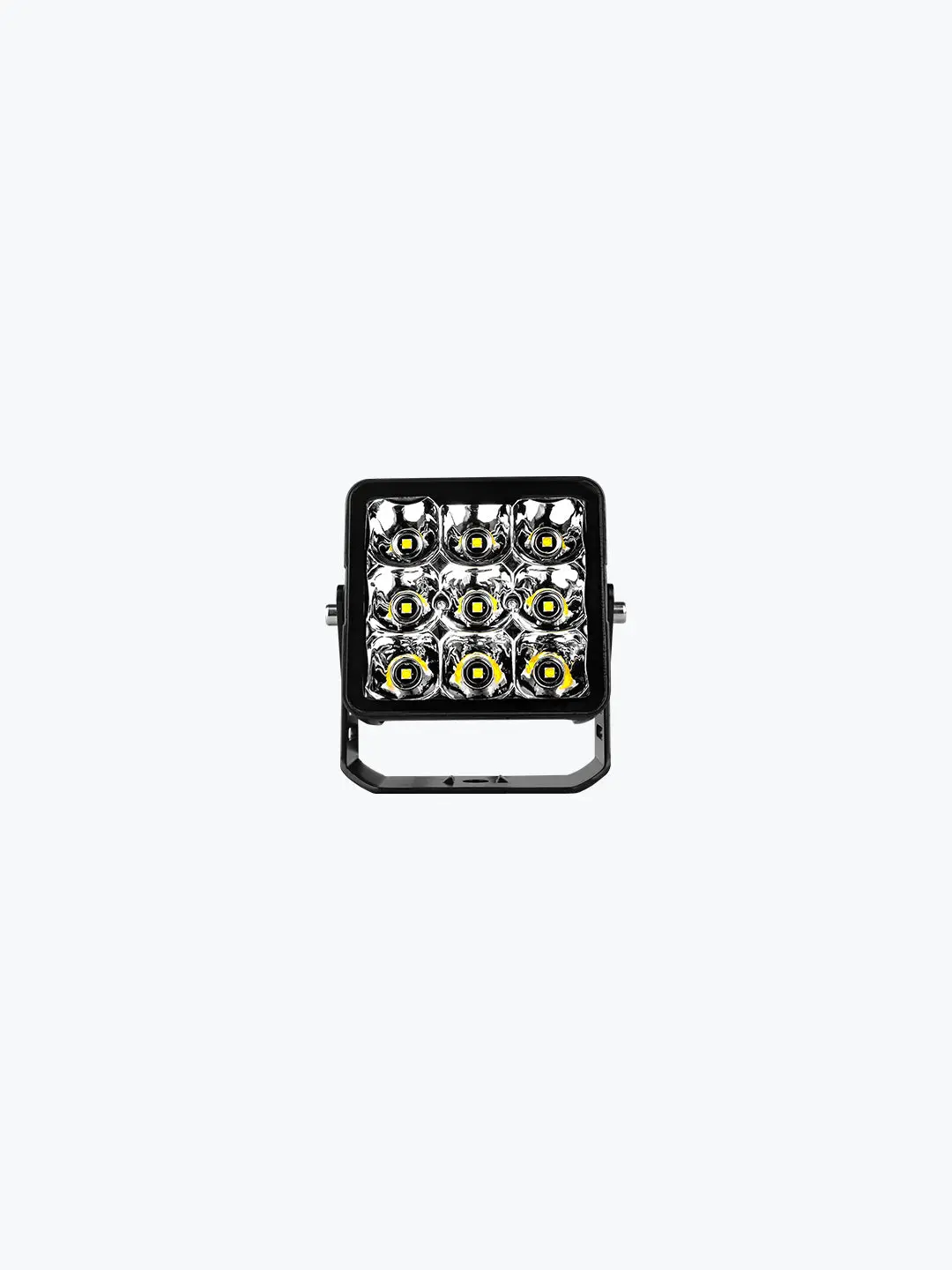 Hjg 9 Led Bezel Less Square Fog Light 1