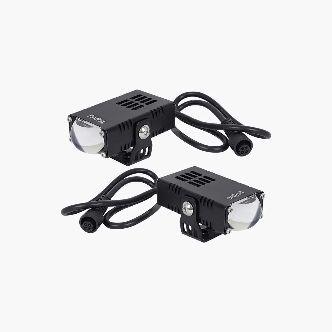 Hjg Square Slim Waymaker Mini Drive Fog Light Pair 1