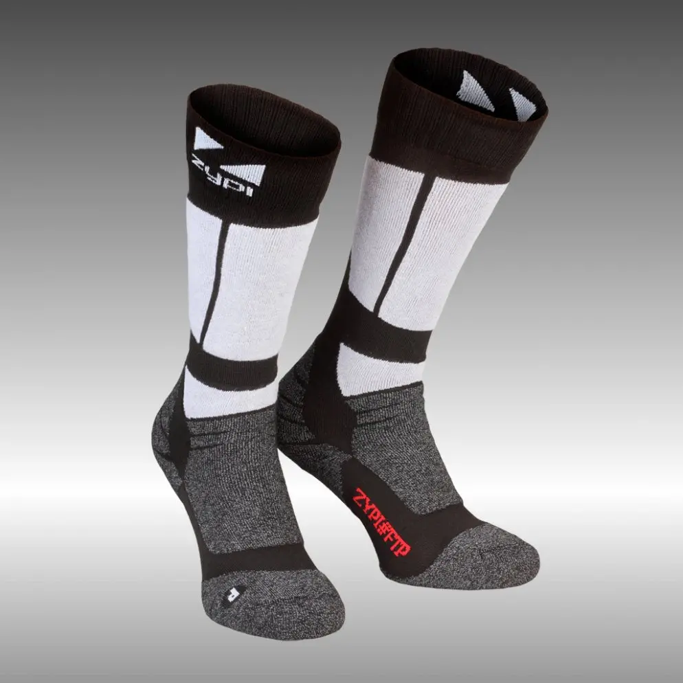 Zypi Thermal Ftp01 Short Socks Black/Grey 1