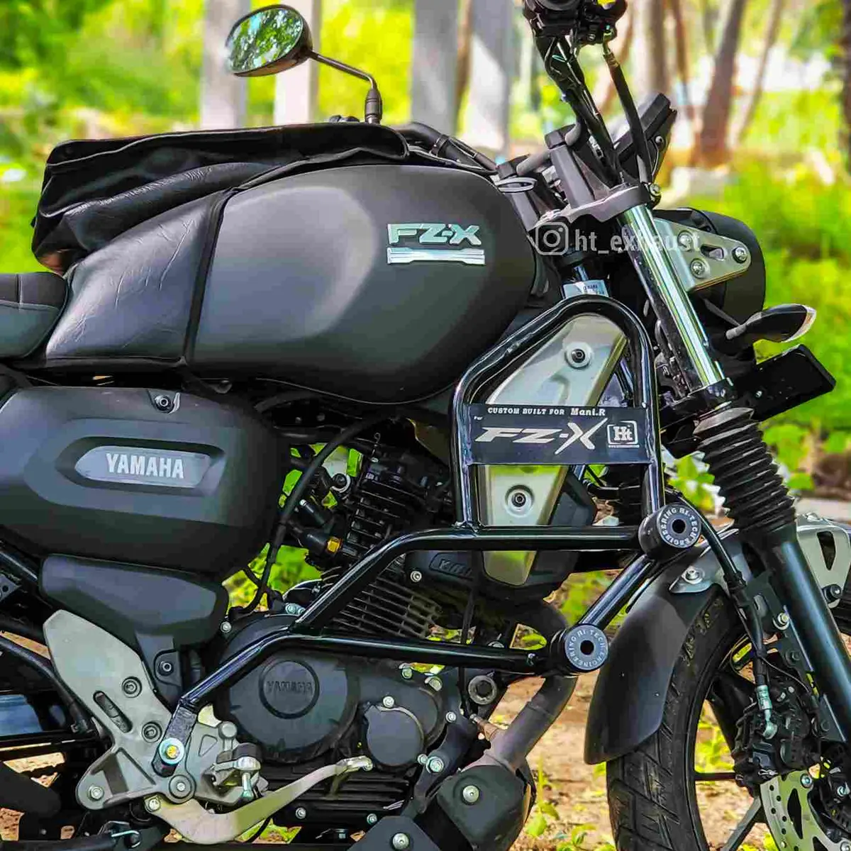 Combo 4 Fz X Crash Guard + Top Rack + Saddle Stay + Seat Rest – Ht Exhaust 1