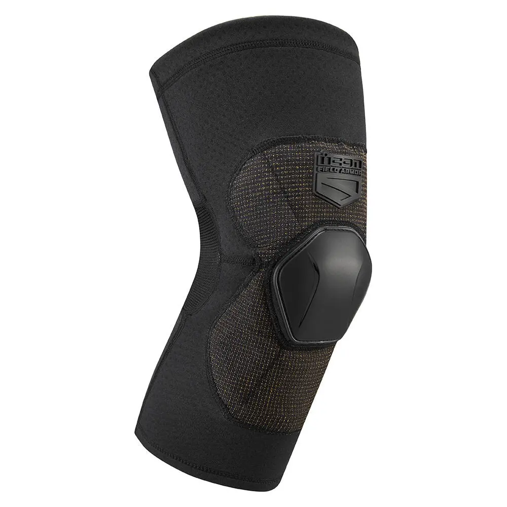 Icon Field Armor Compression Knee Motorcycle Protectors - Black 1