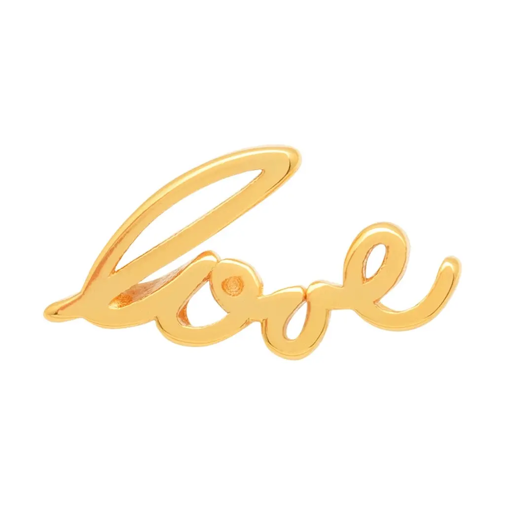 For My Love Earring 1 Pcs - Gold Plated 1