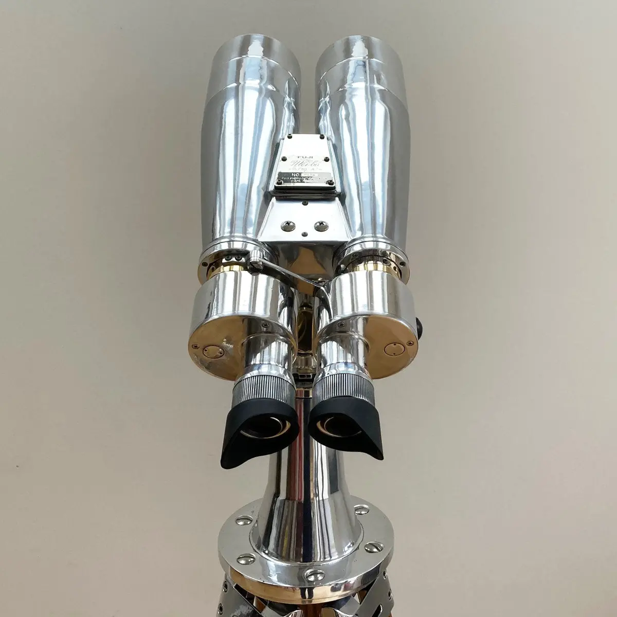 Mid Twentieth Century Fuji Meibo 15 X 80 Marine Binoculars On Tripod Mount 1
