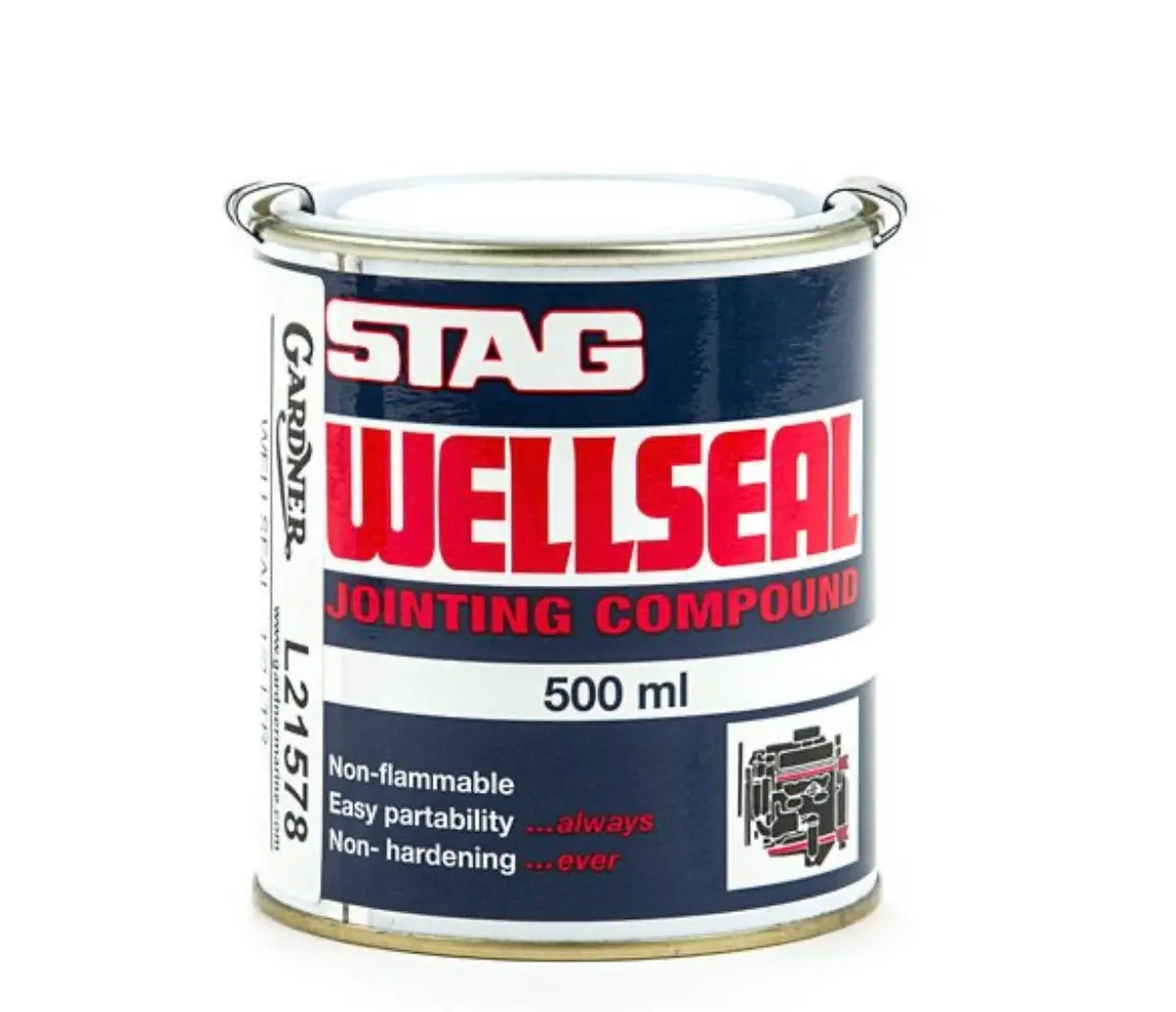Stag Wellseal Tin 500Ml  1/2 Litre Discontinued Jointing Compound Pipe Sealant 1