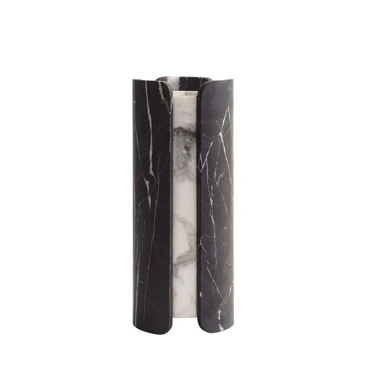 Greg Natale | Vent Vase | Nero + Arabescato 1