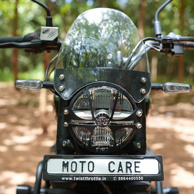 Re Guerrilla 450 Windshield With Clamp Set Motocare ( Visor) 2
