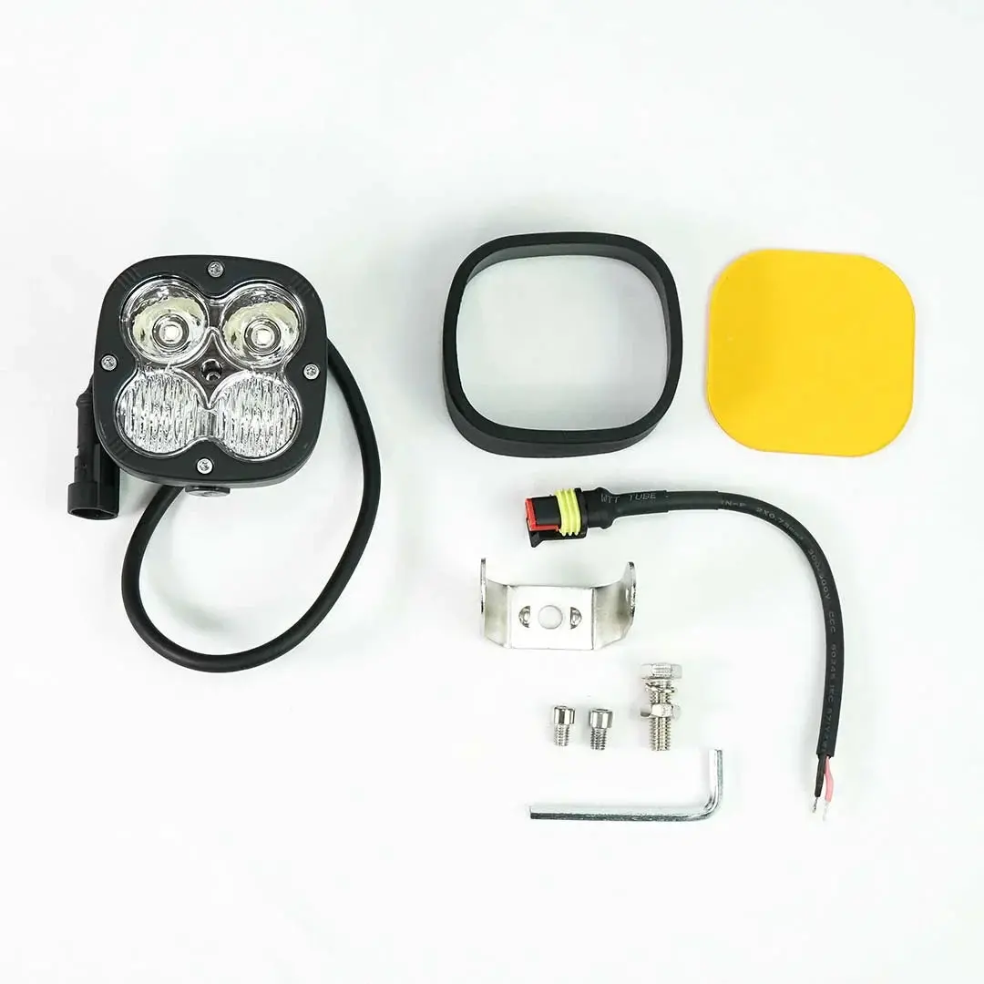 Liu Hjg 60W Cree Spread And Spot Fog Light (Set Of 2) With Yellow Filter Cap - ( Original) 2