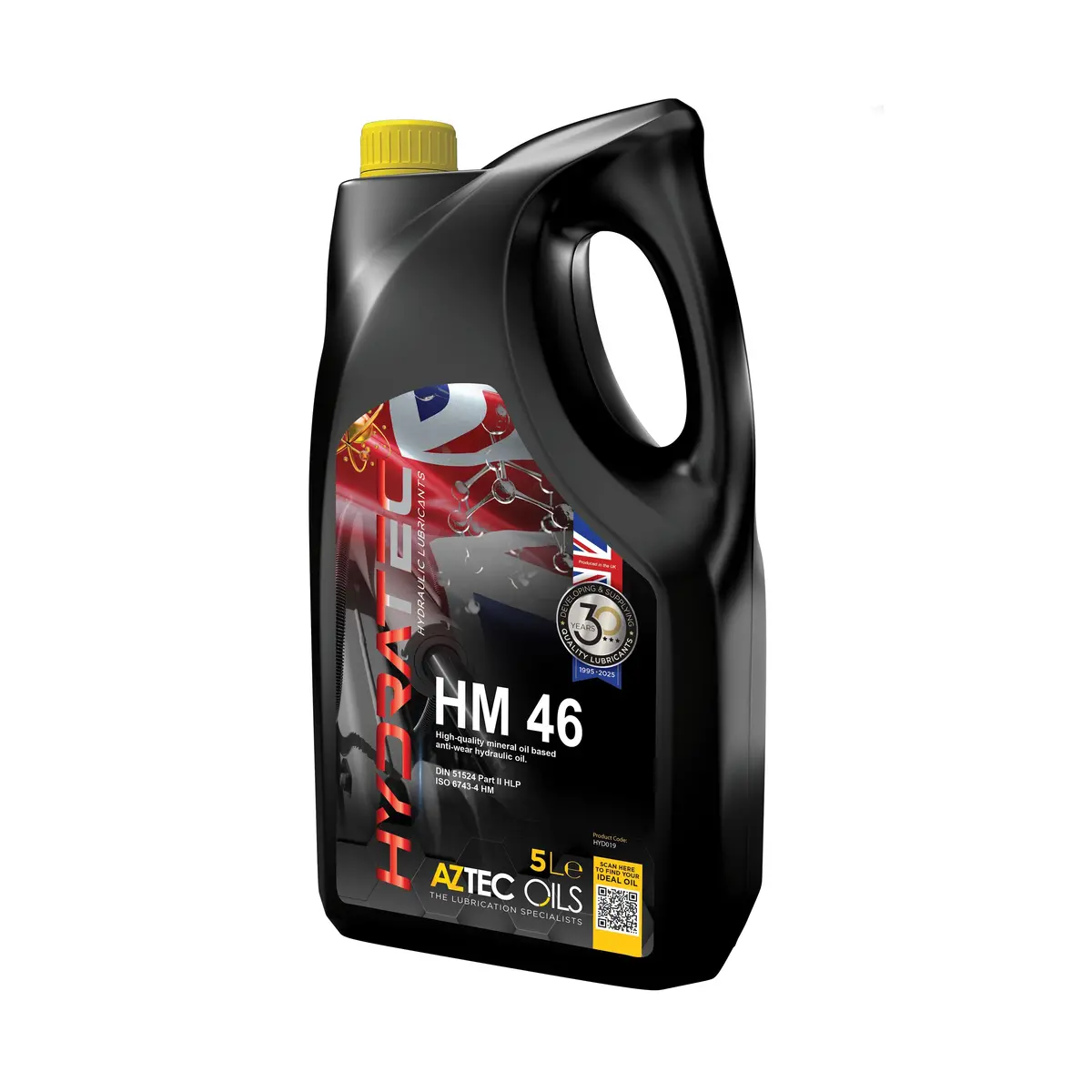 Aztec Hydraulic Oil Iso 46 Din 51524 Part Ii Hlp Iso 6743-4 Hm 1