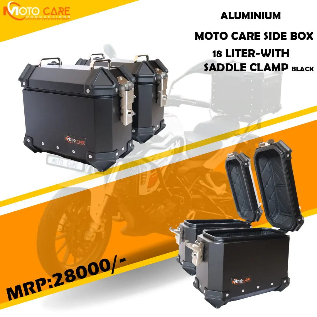 Motocare Side Box 18L With Saddle Clamp 1
