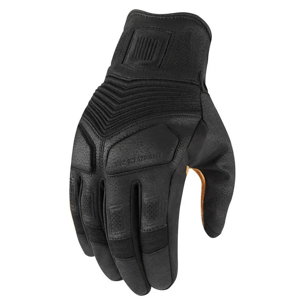 Icon 1000 Nightbreed Mens Motorcycle Short Textile Glove 1