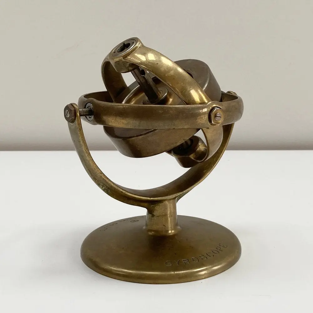Cased Japanese Demonstration Gyroscope On Stand By Tokyo Keiki Co Ltd 1