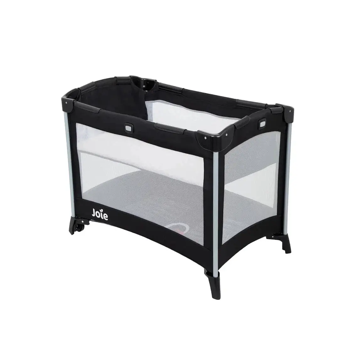 Joie Kubbie Travel Cot - Coal 1