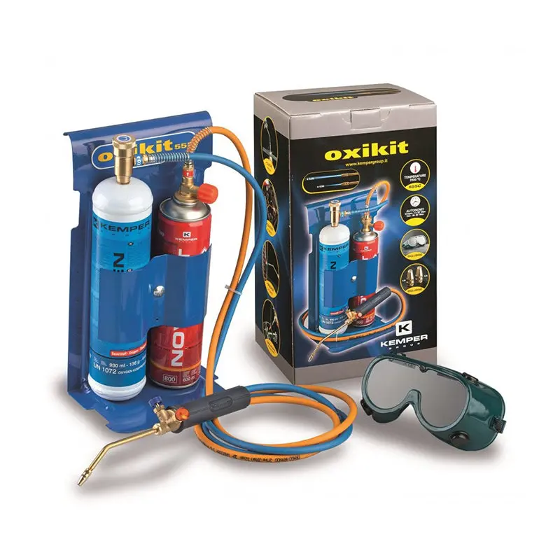 Kem555kit Kemper 'Walkover Oxikit' Oxygas Portable Microwelding Complete Kit With Novacet And Oxygen Cylinders 1