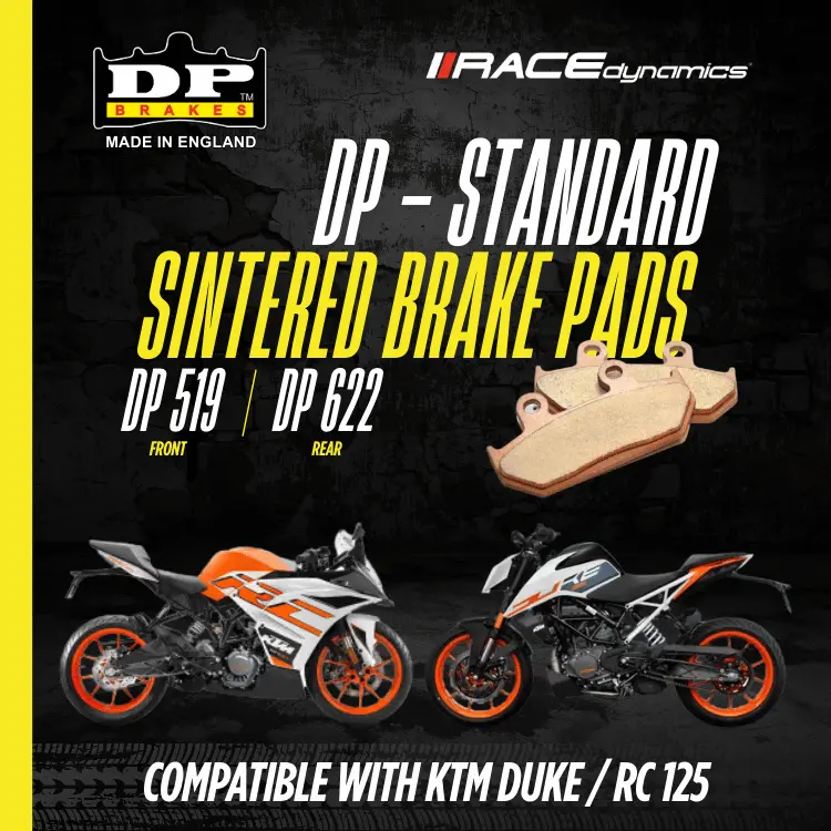 Dp Sintered Brake Pads For Ktm Duke/Rc 125 - Standard 3