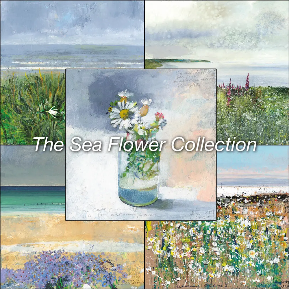 Sea Flower Collection. Greeting Card. Pack Of 5. 1