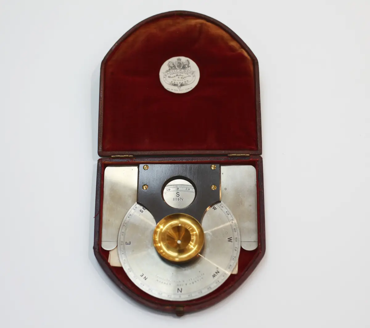 Maritime Patent Chart Course Indicator By John Lilley & Son Of London 1