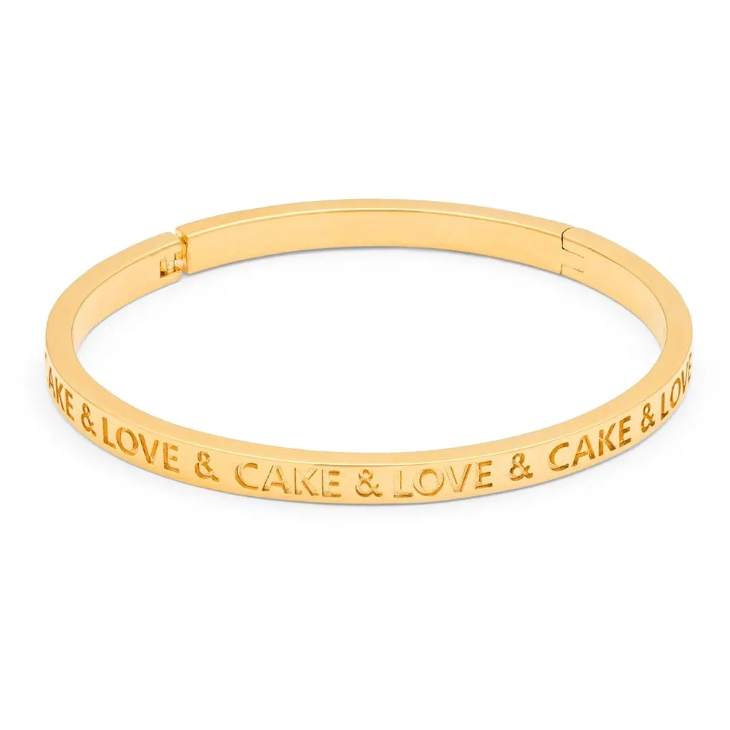 Love & Cake Bangle - Gold Plated - Gold Plated 1