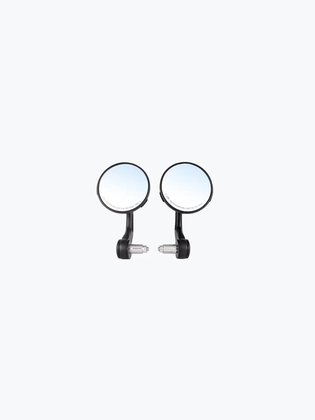 Bar End Cnc Carbon Texture Mirror Black 1