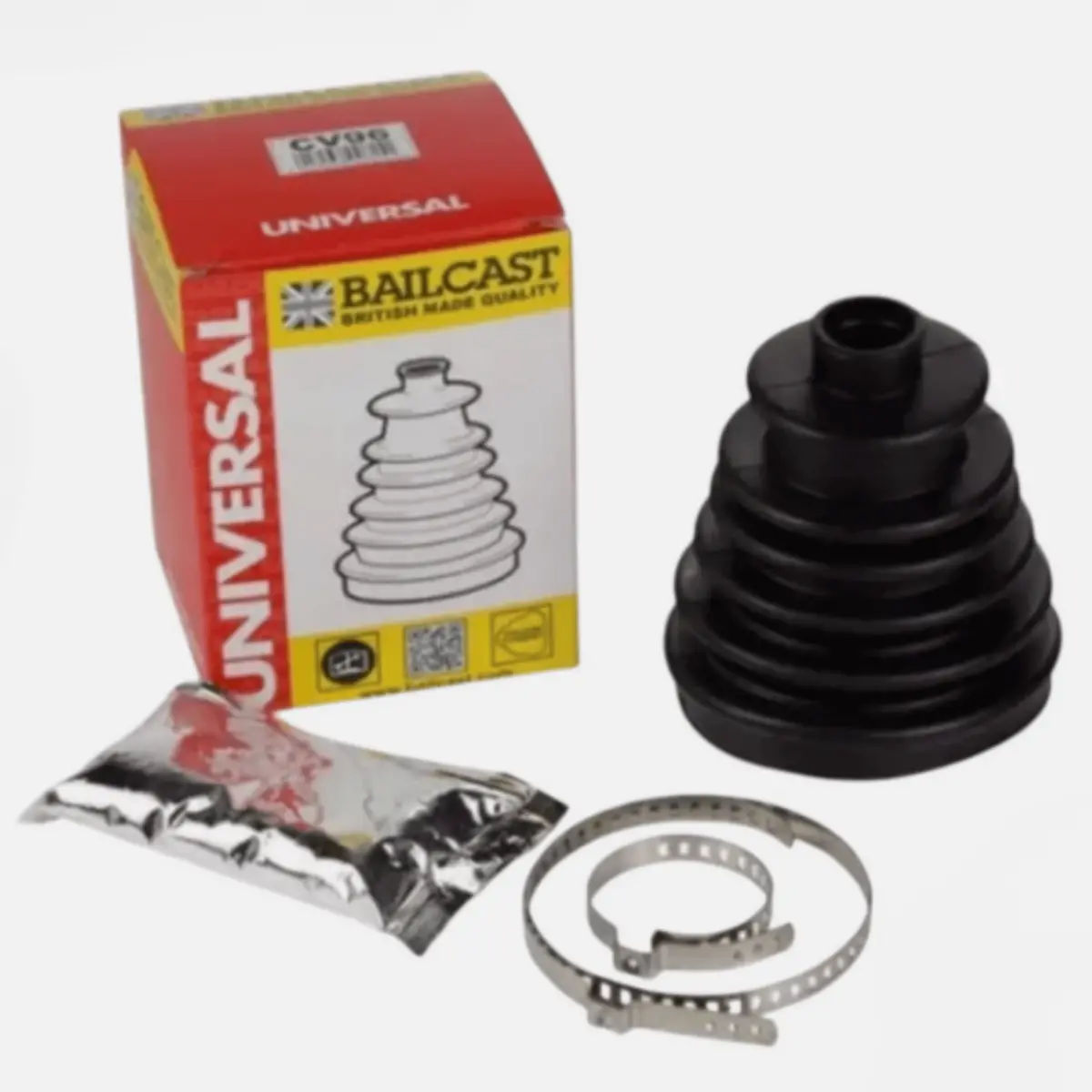Bailcast 'Uniboot' Universal Cv Boot Gaiter Kit Standard Stretchy Drive Shaft 1