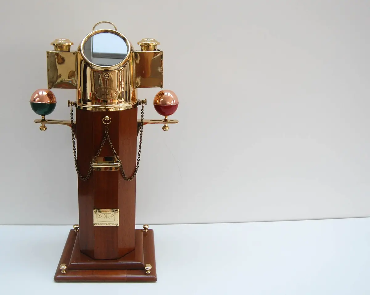 Twentieth Century Ship's Binnacle Salesman's Sample By Kelvin & Hughes Limited 1