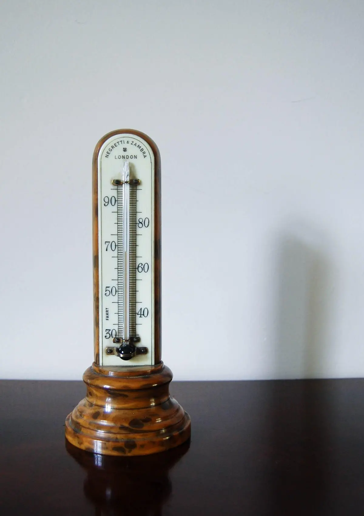 Early Twentieth Century Bakelite Desk Thermometer By Negretti & Zambra 1