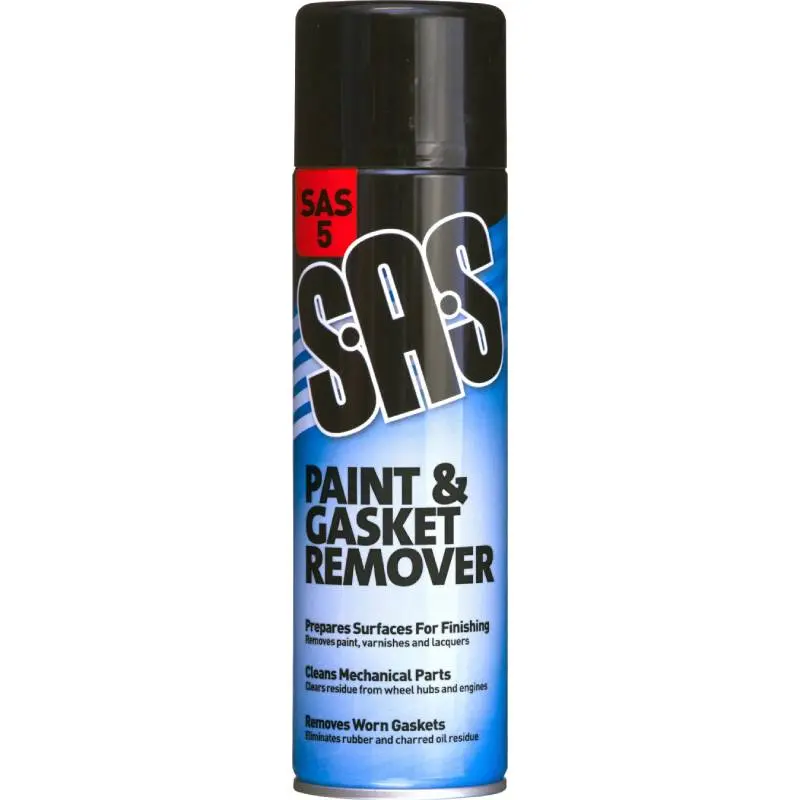 Sas5 Paint And Gasket Remover Aerosol 500Ml. Pack Of 6. 1