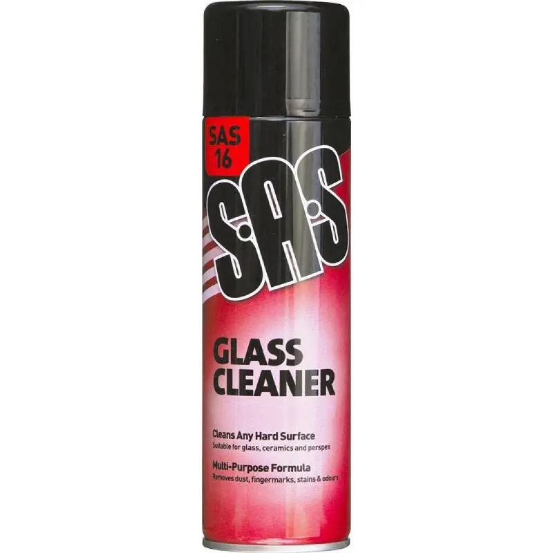Sas16 Glass Cleaner Areosol 500Ml. Pack Of 6. 1