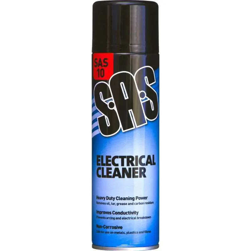 Sas10 Electrical Contact Cleaner Aerosol 500Ml. Pack Of 6. 1