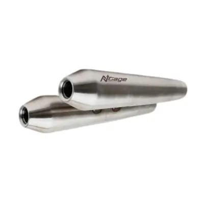 Ngage Roxor Powerflow Exhaust For Interceptor 650/ Gt 650 Chrome – Stainless Steel 1