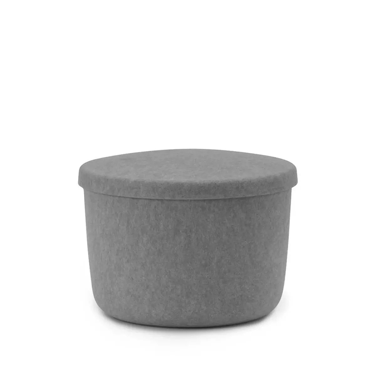 Normann Copenhagen | Hide Storage Pouf | Small | Grey 1