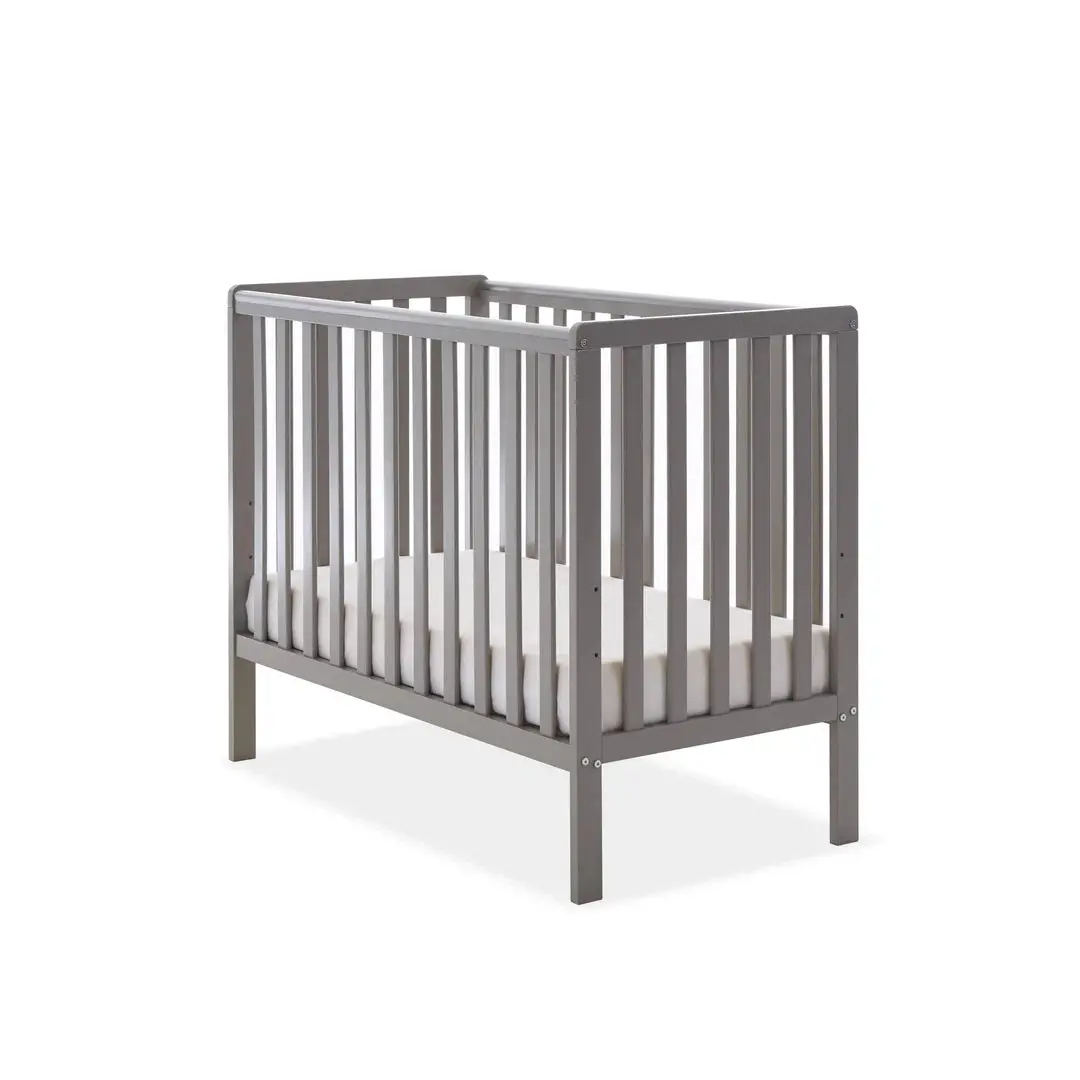 Obaby Bantam Space Saver Cot - Taupe Grey 1