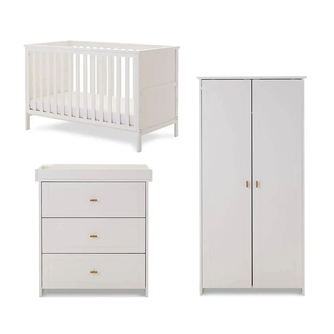 Obaby Evie 3 Piece Room Set – White 1