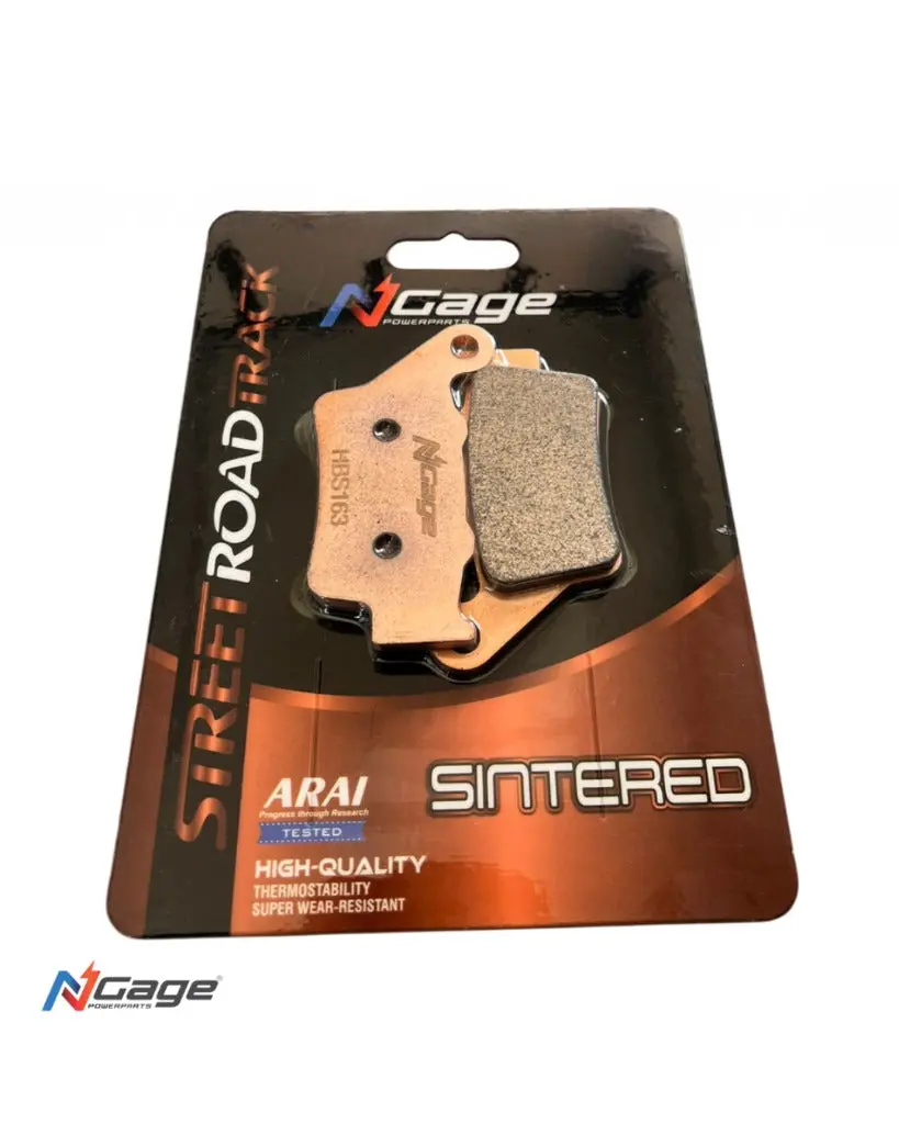 Pulsar Ns 400 - N250 | Rear Sintered Brake Pads | Ngage Powerparts - Arai Certified For Extreme Performance 1