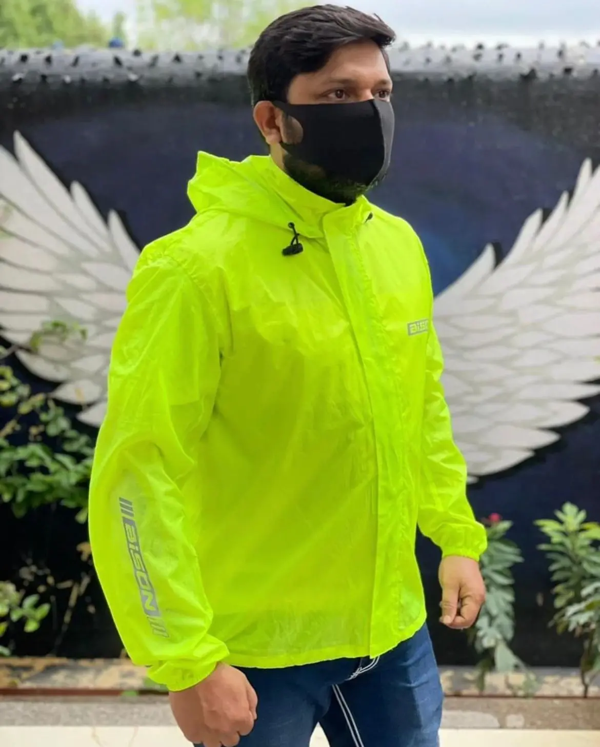 Bison Rain Jacket- Hi-Viz 1