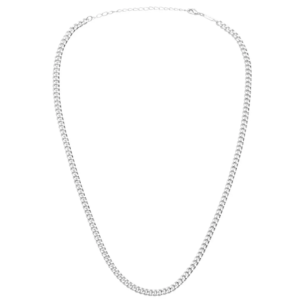 Panzer Necklace Silver Plated - Silver Plated 1