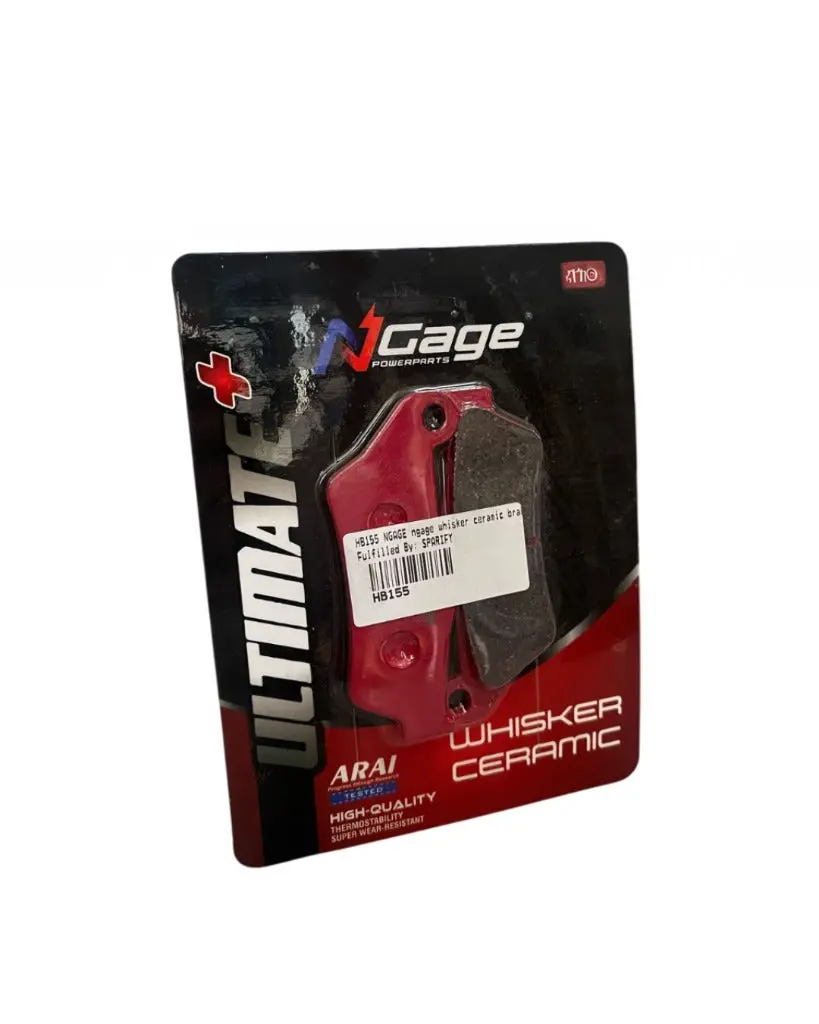 Yamaha R15 V3 | Front Whisker Ceramic Ultimate + Brake Pads | Ngage Powerparts 1