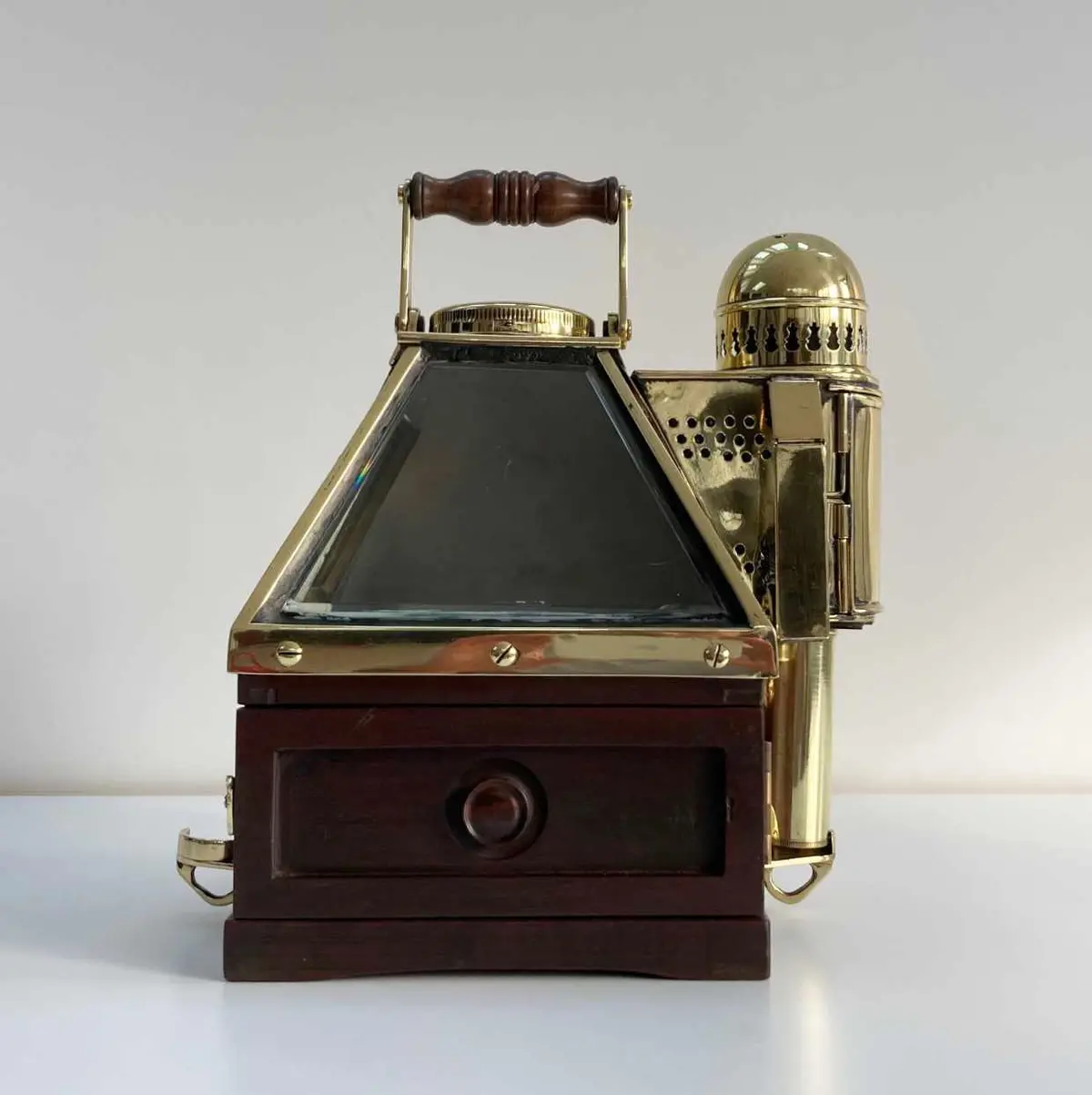 Royal Navy Pattern 20 Patent Binnacle With Liquid Boat Compass By Dent & Co London 1
